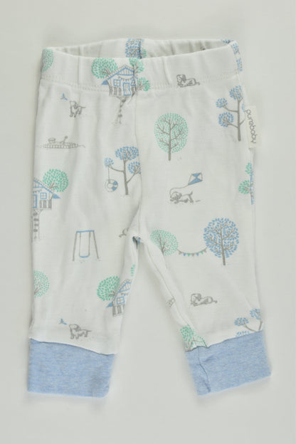 Purebaby Size 0000 (Newborn) Tree House Pants