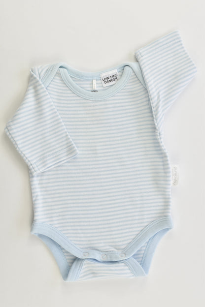 Purebaby Size 0000 Striped Bodysuit