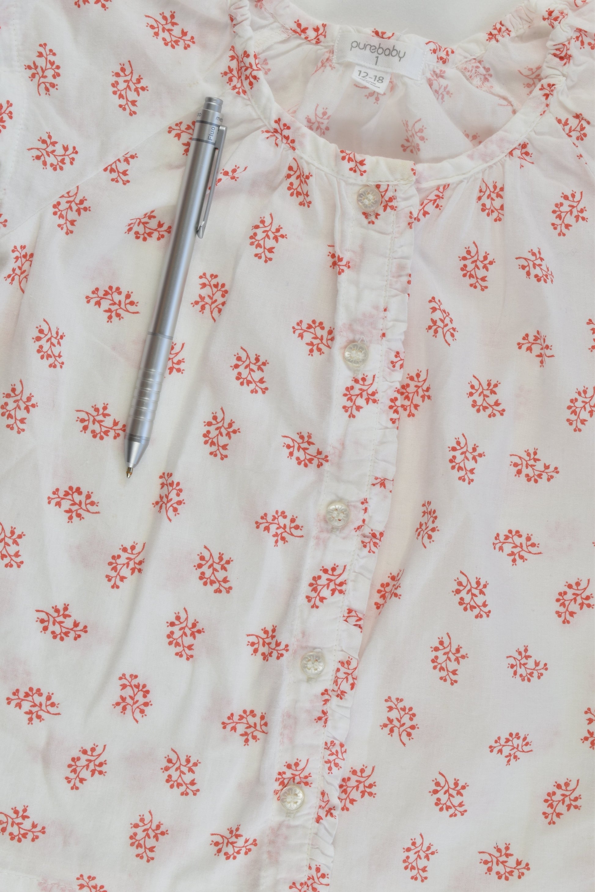 Purebaby Size 1 (12-18 months) Blouse