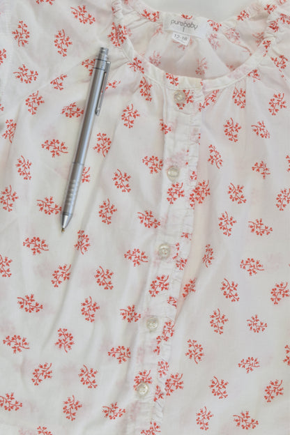 Purebaby Size 1 (12-18 months) Blouse