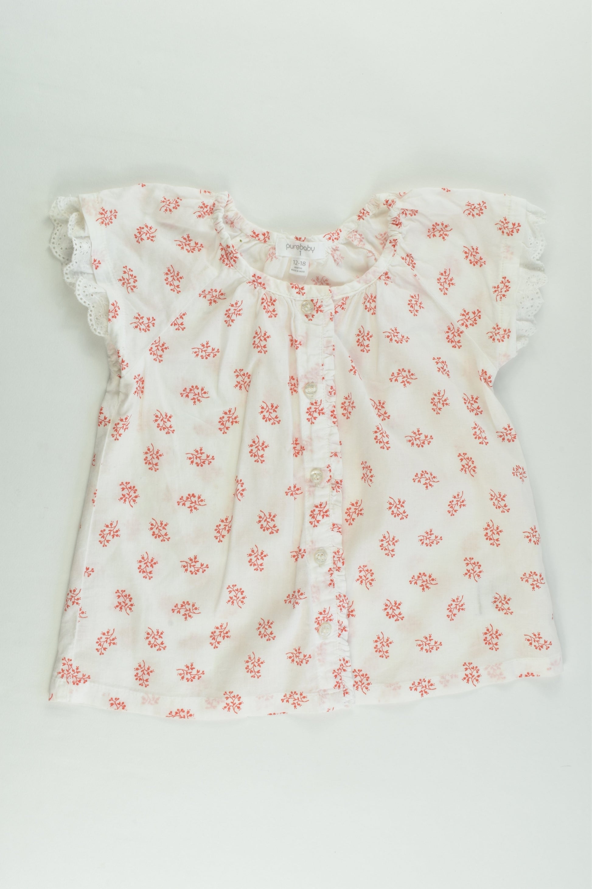 Purebaby Size 1 (12-18 months) Blouse