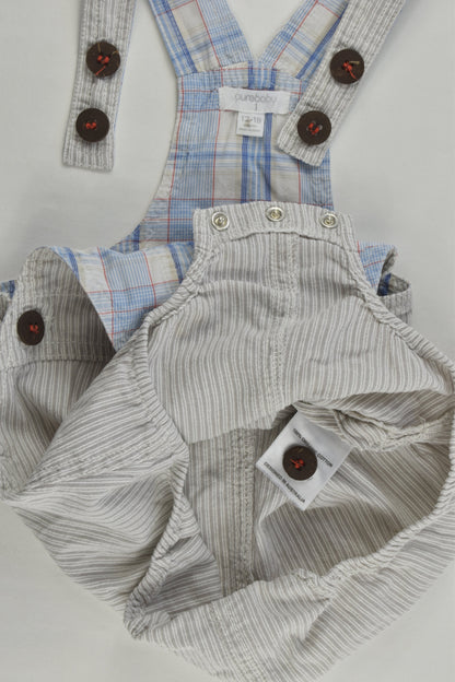 Purebaby Size 1 (12-18 months) Bubble Romper