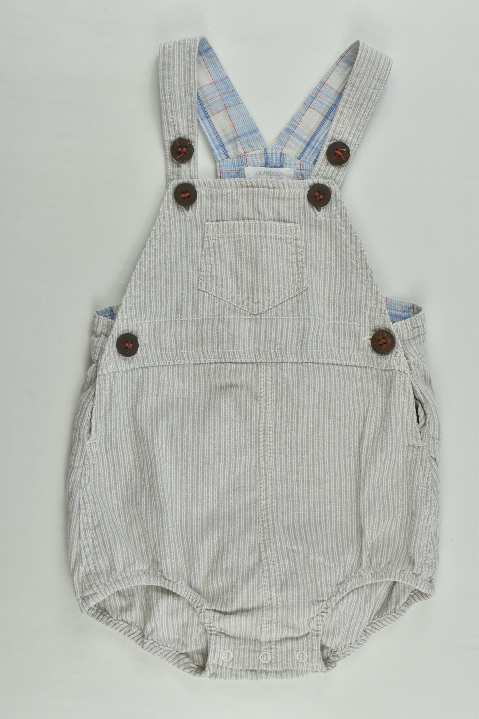 Purebaby Size 1 (12-18 months) Bubble Romper