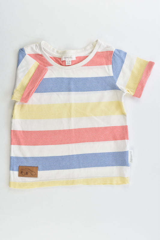 Purebaby Size 1 (12-18 months) Striped T-shirt