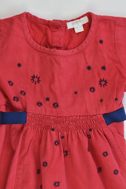 Purebaby Size 12-18 months Organic Cotton/Bamboo Dress