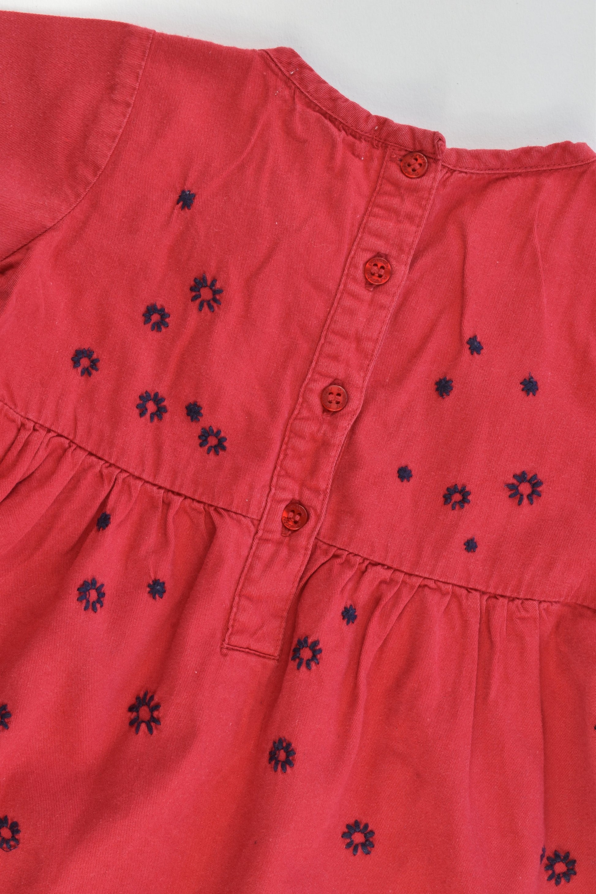 Purebaby Size 12-18 months Organic Cotton/Bamboo Dress
