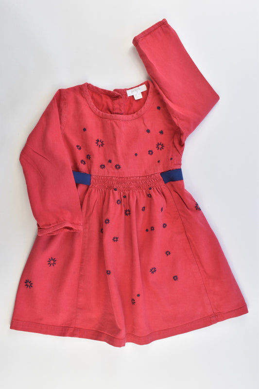 Purebaby Size 12-18 months Organic Cotton/Bamboo Dress