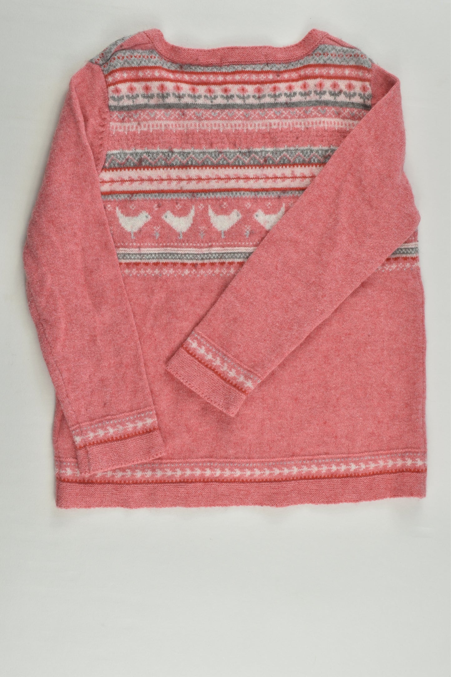 Purebaby Size 2 (18-24 months) Birds Cotton/Wool Cardigan