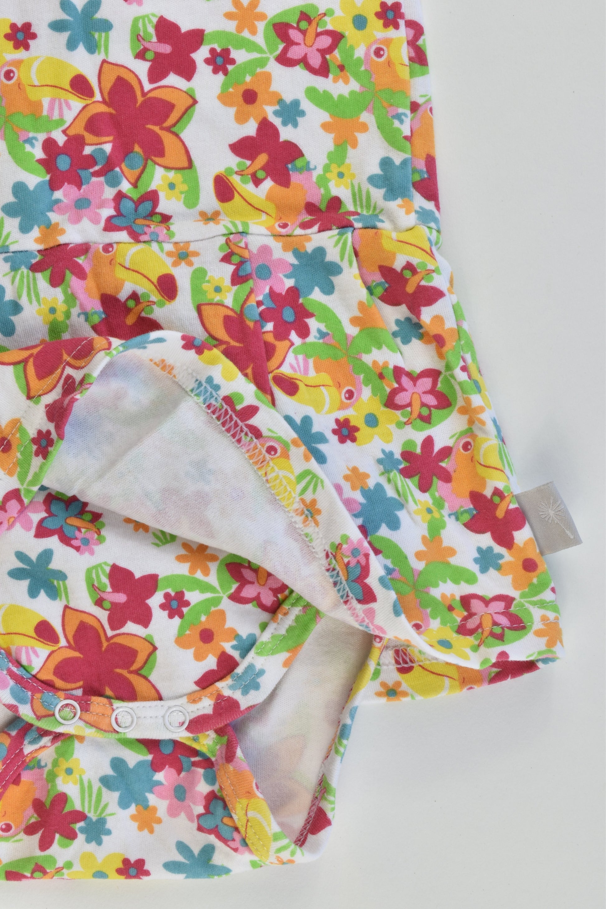 Pusblu (Germany) Size 86/92 cm (1/2) Floral Bodysuit