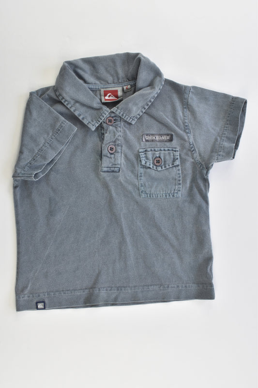 Quiksilver Size 2 Collared T-shirt