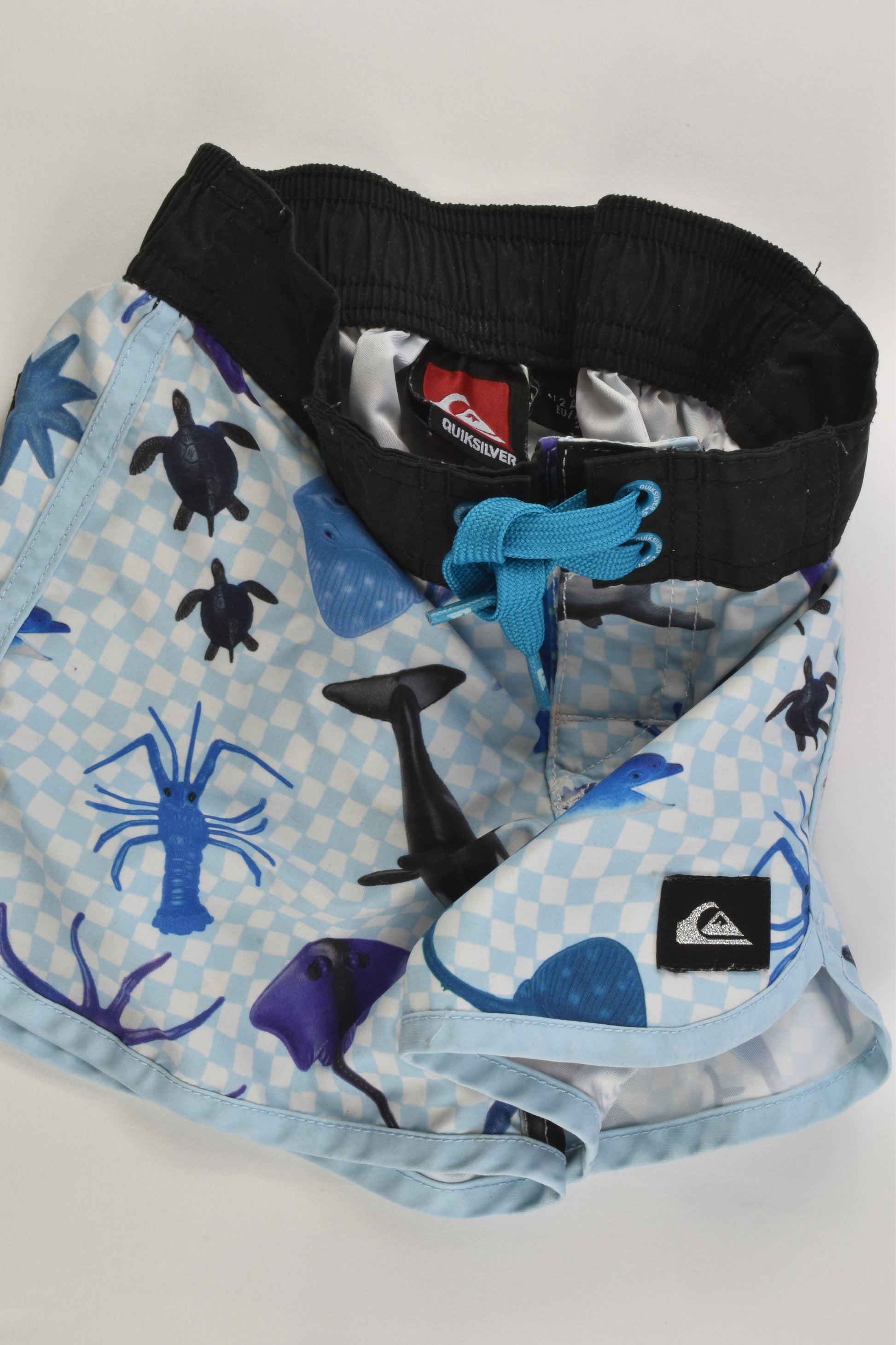 Quiksilver Size 2 Rashie Top and Board Shorts