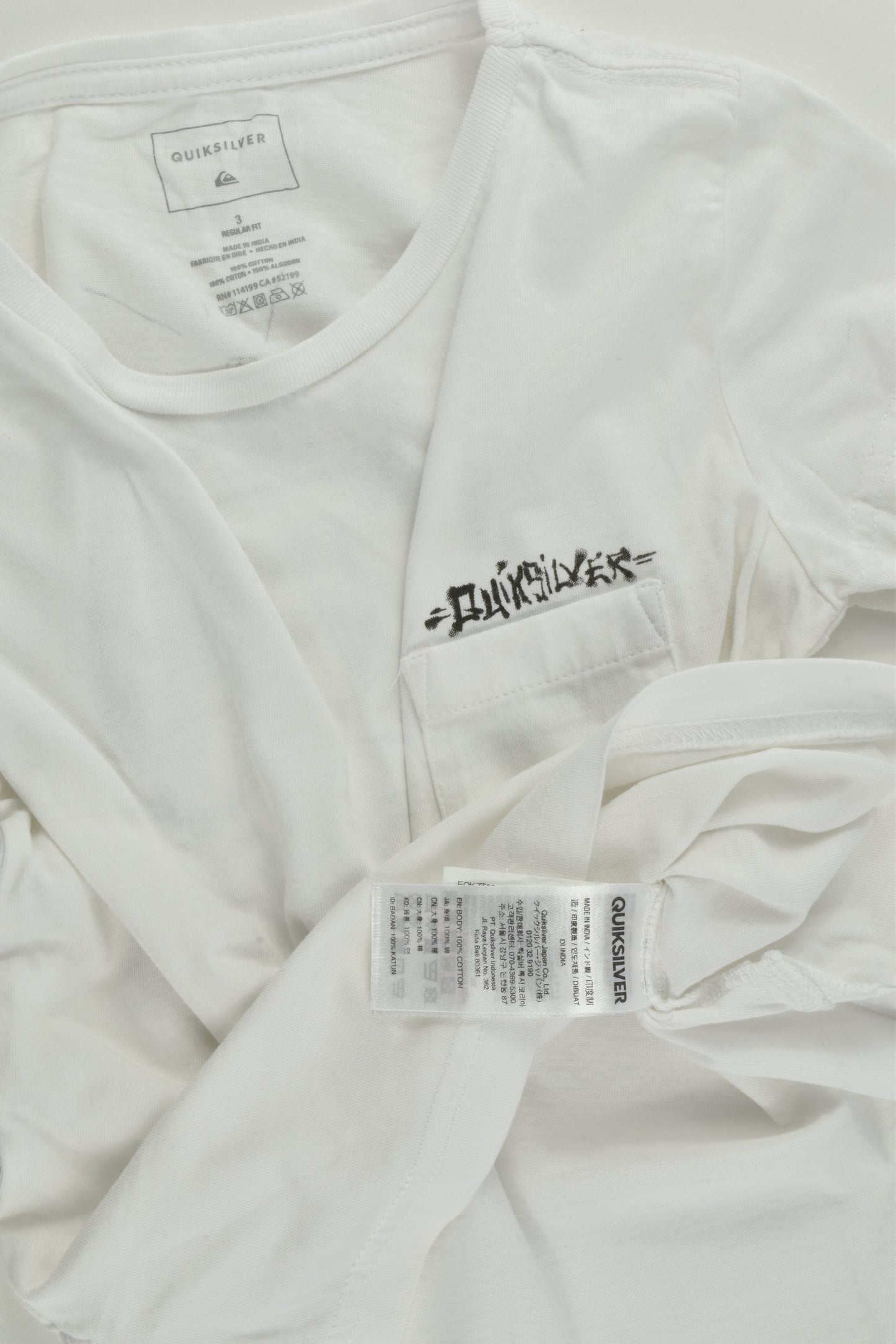 Quiksilver Size 3 'Surf Ritual' T-shirt