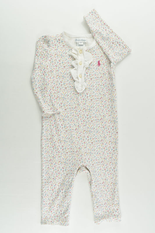Ralph Lauren Size 0 (9 months) Floral Romper