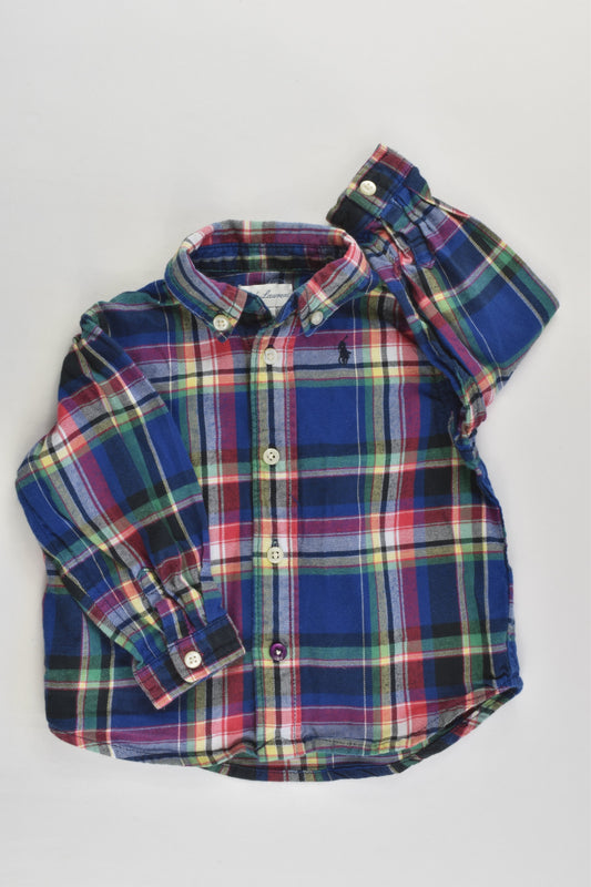 Ralph Lauren Size 00 (6 months) Checked Shirt
