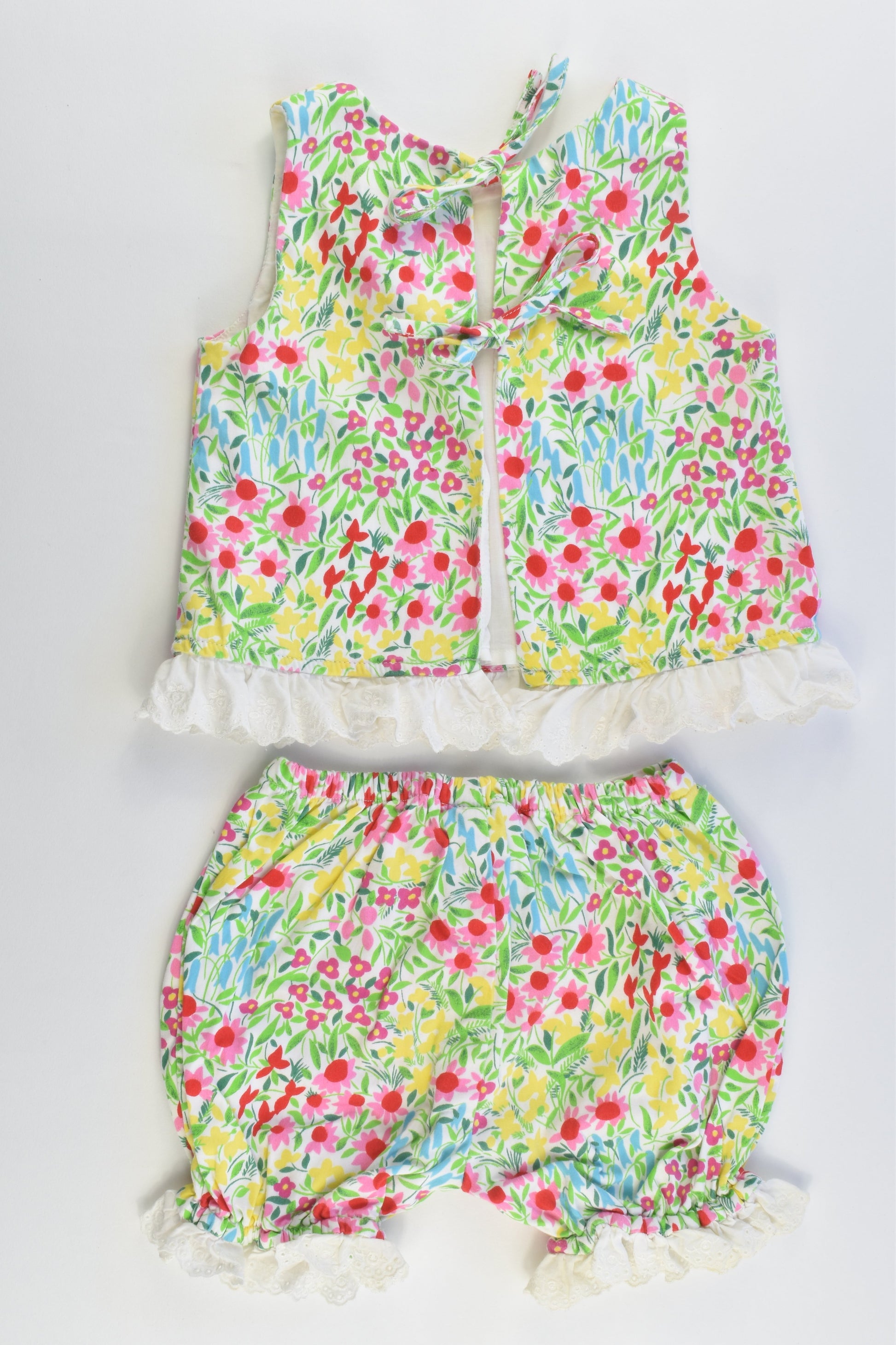 Ralph Lauren Size 1-2 (18 months) Lined Floral Outfit