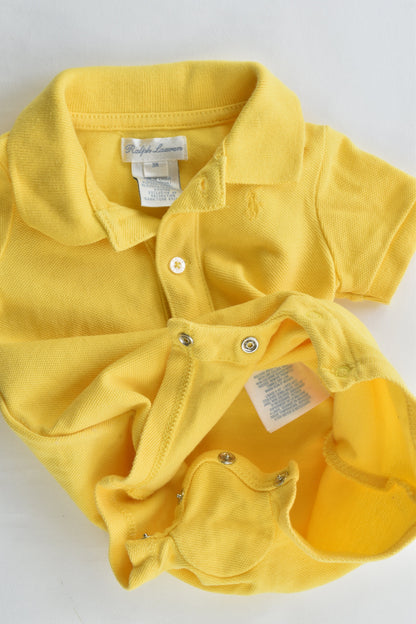 Ralph Lauren Size 3 months (000) Collared Romper