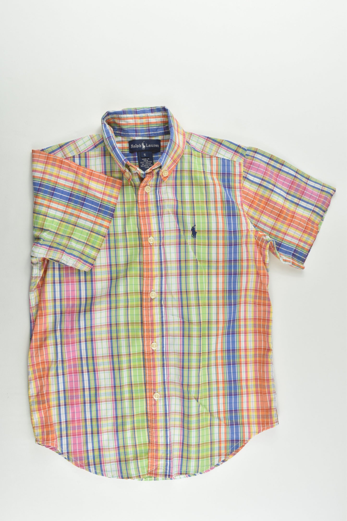 Ralph Lauren Size 5 Colorful Checked Shirt