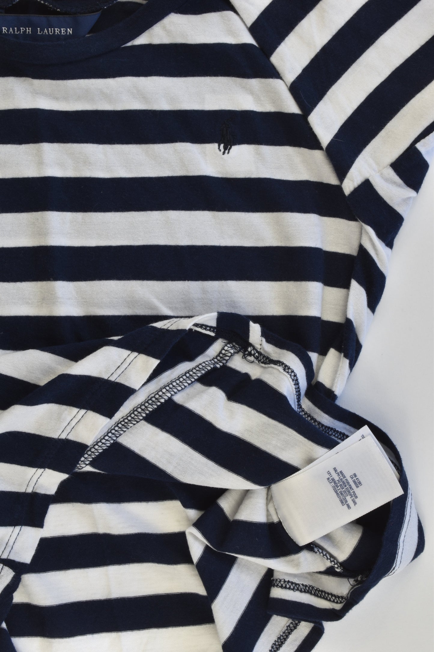 Ralph Lauren Size 6 Loose Fit Striped Top