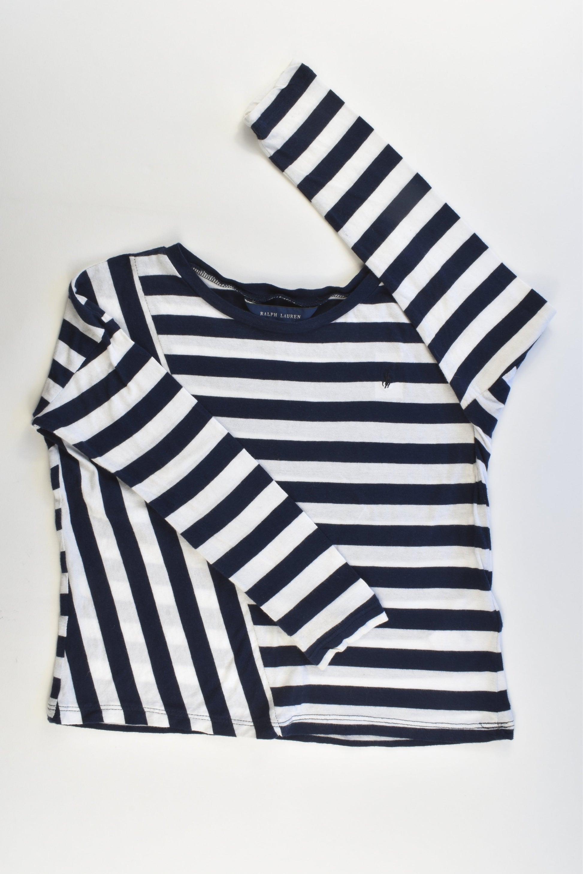 Ralph Lauren Size 6 Loose Fit Striped Top