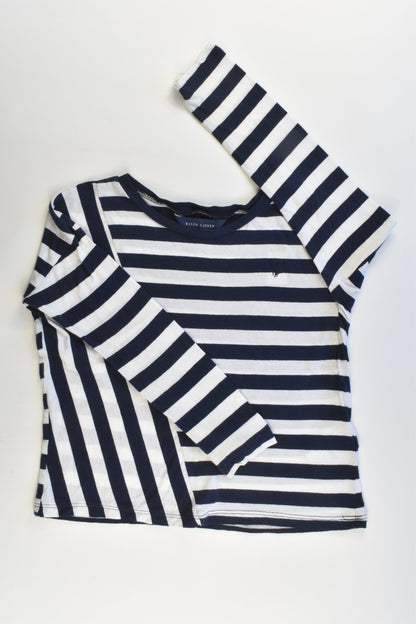 Ralph Lauren Size 6 Loose Fit Striped Top