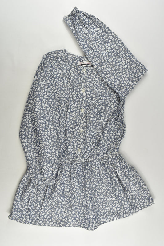 RB Sellars Size 6 Floral Lightweight Denim Dress