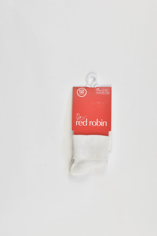 Red Robin Size 6-12 months Socks