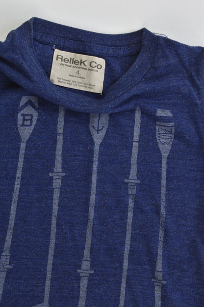 RelleK Co (Australia) Size 4 Blue Nautical T-shirt