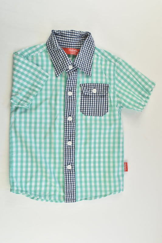 Rhubarb Size 2-3 Checked Shirt