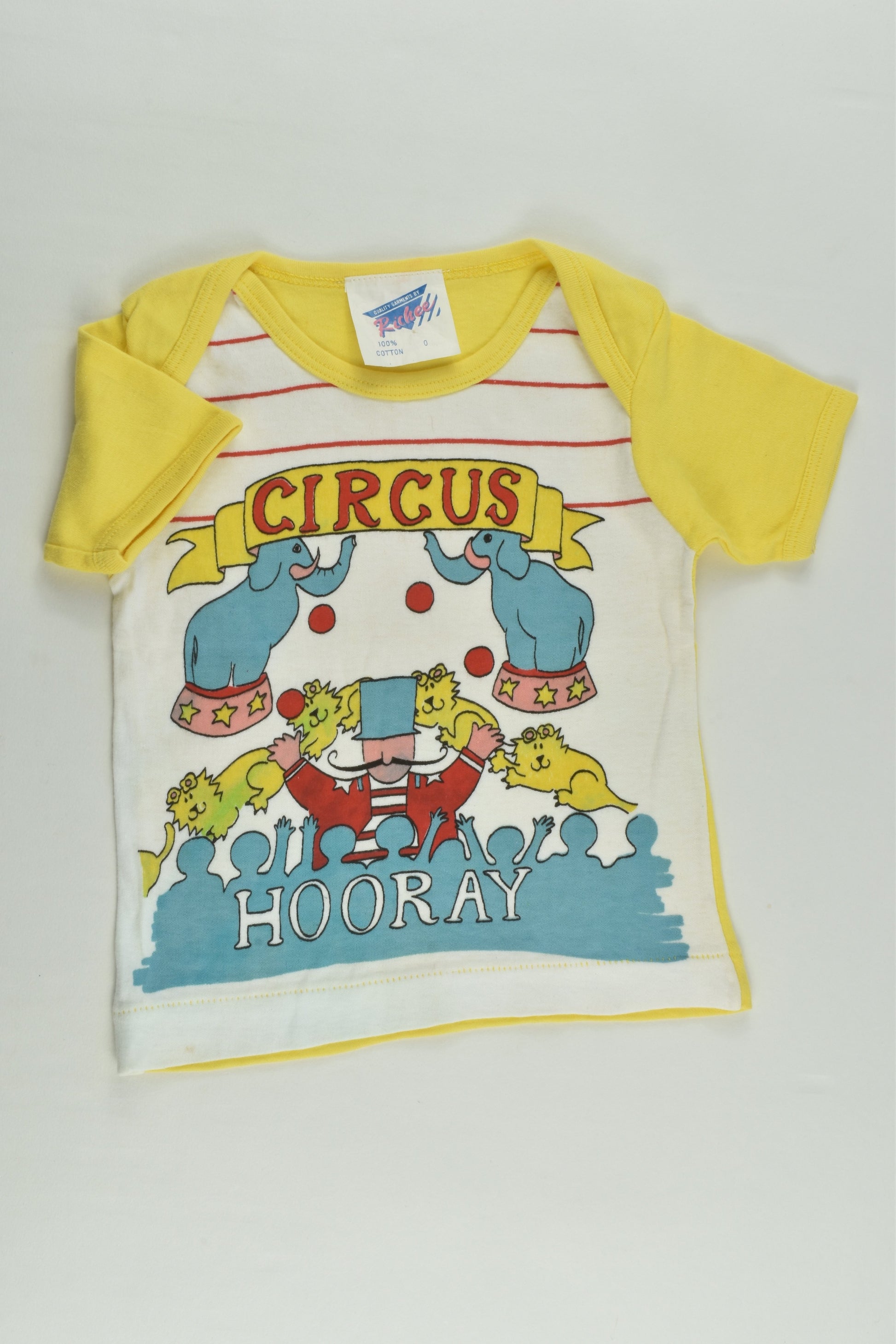 Richee Size 0 (12 months, 76 cm) Circus T-shirt