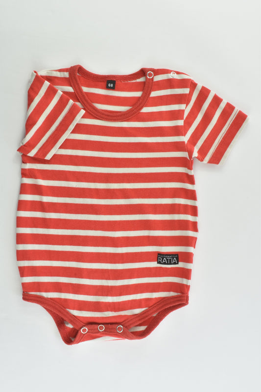Ristomatti Ratia (Finland) Size 00 (68 cm) Striped Bodysuit