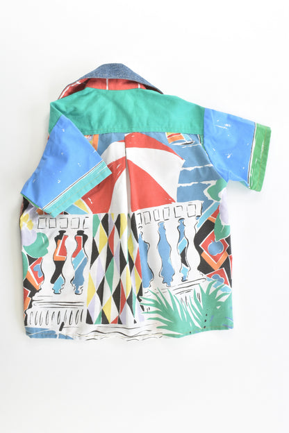 Robyn Ru (Australia) Size 2 Hot Dogs Collared Shirt