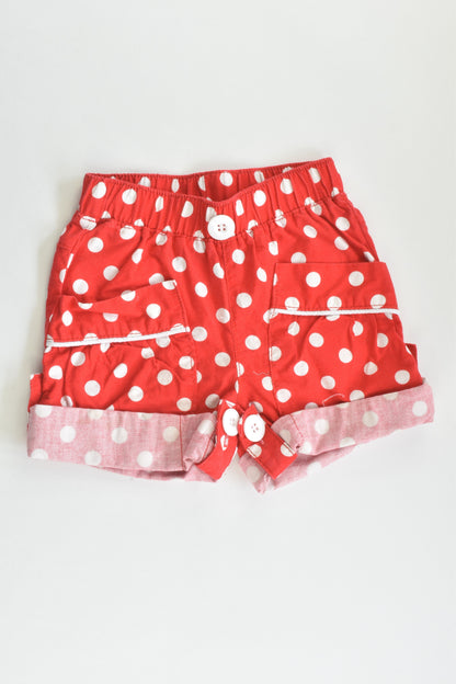 Rock Your Baby Size 0 (6-12 months, 80 cm) Polka Dots Shorts