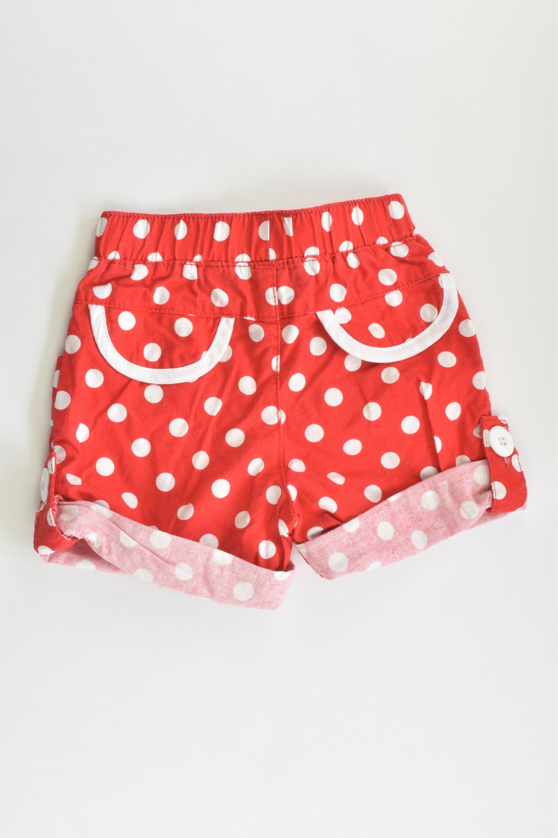 Rock Your Baby Size 0 (6-12 months, 80 cm) Polka Dots Shorts