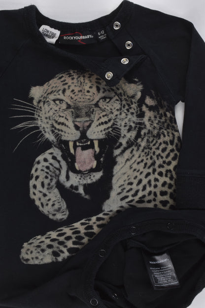 Rock Your Baby Size 0 (6-12 months) Leopard Playsuit