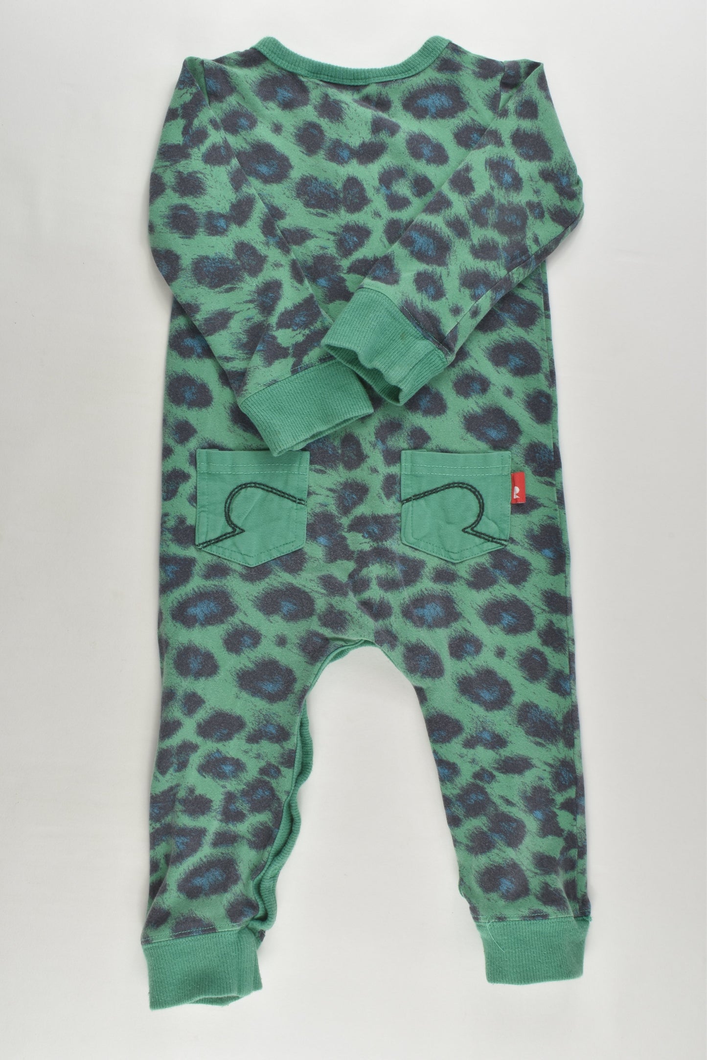 Rock Your Baby Size 1 (12-18 months) Leopard Print Playsuit