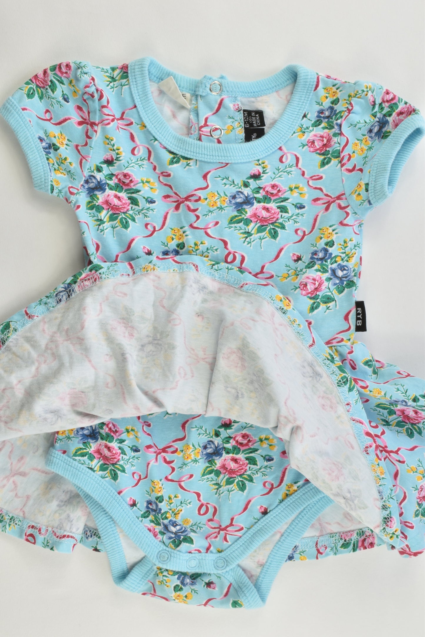 Rock Your Baby Size 6-12 months (0) Floral Dress/Bodysuit