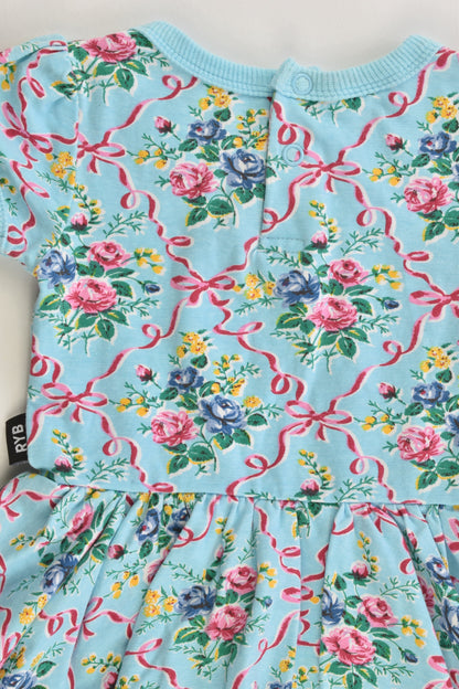 Rock Your Baby Size 6-12 months (0) Floral Dress/Bodysuit