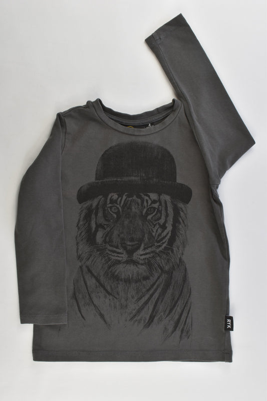 Rock Your Kid Size 2 Tiger Top