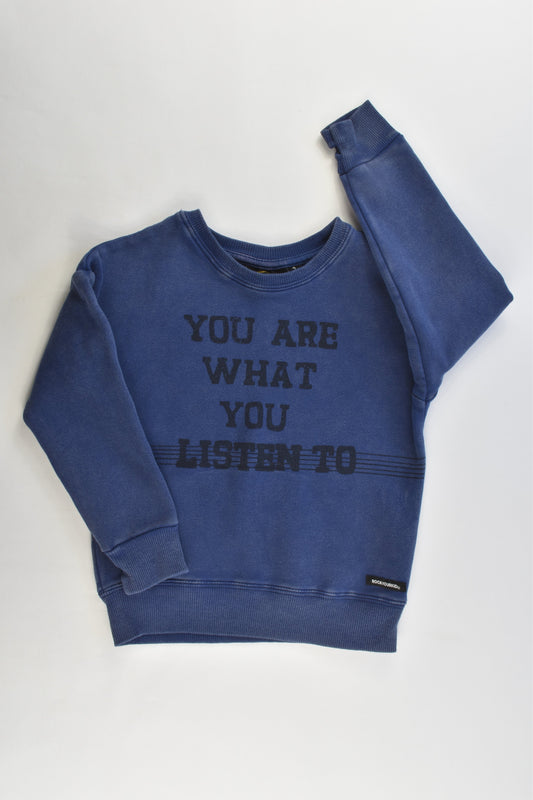 Rock Your Kid Size 2 "You Are What You Listen To" Sweater