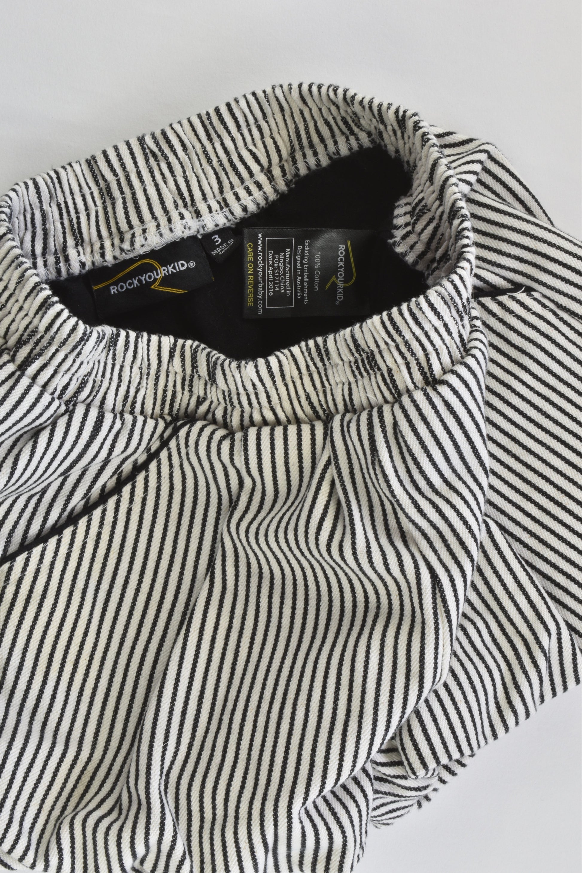 Rock Your Kid Size 3 Lined Striped Shorts