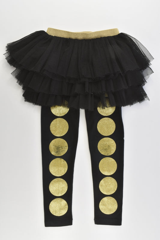 Rock Your Kid Size 5 Leggings with Tulle