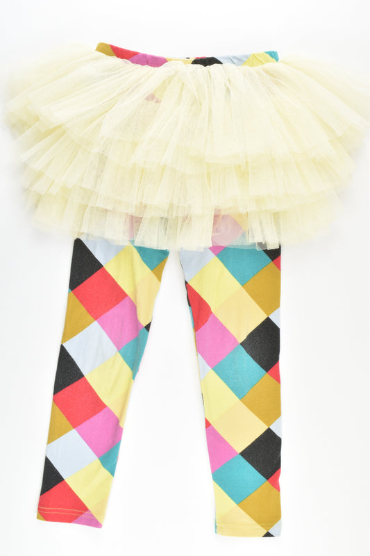 Rock Your Kid Size 6 Leggins with Tulle