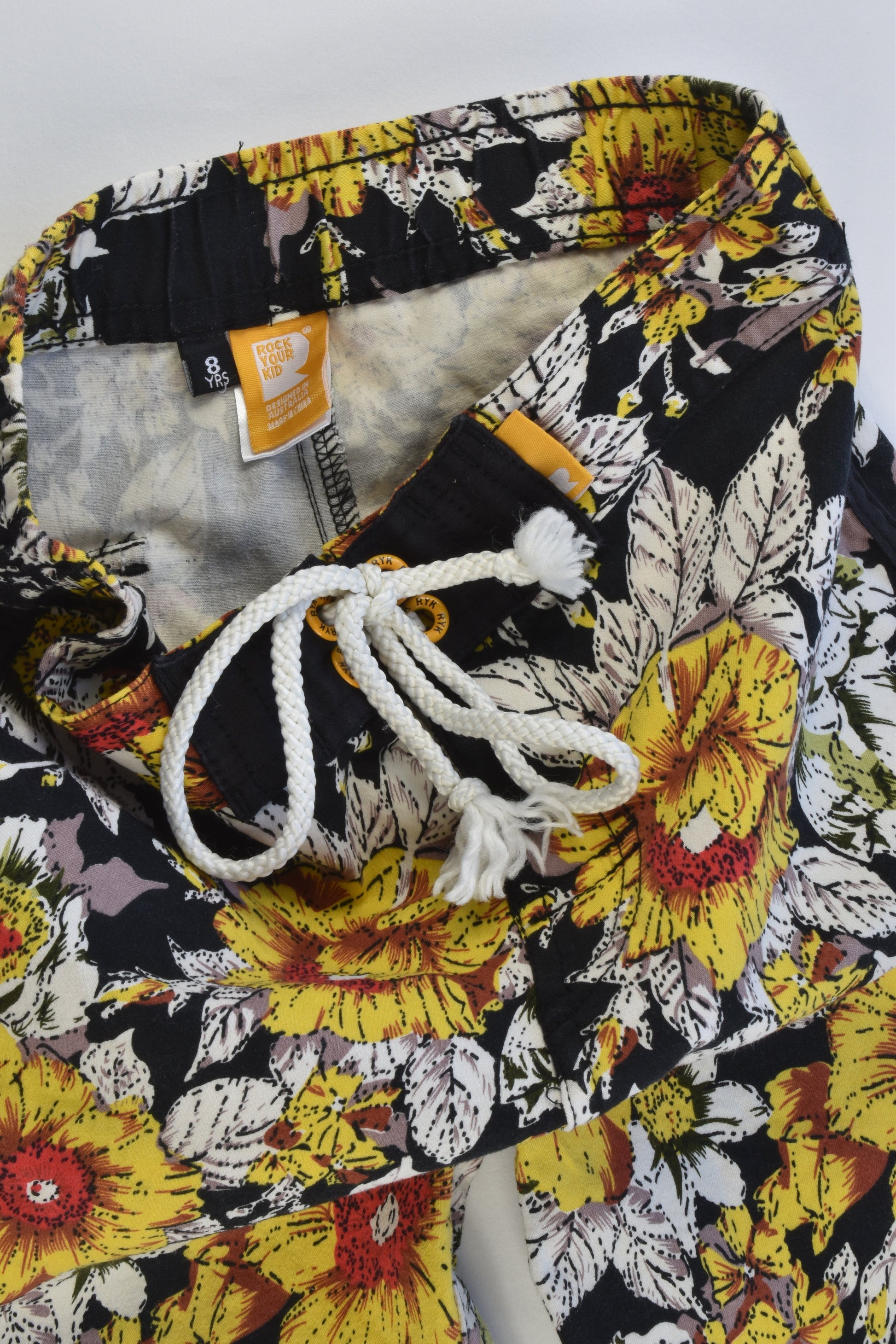 Rock Your Kid Size 8 Floral Board Shorts
