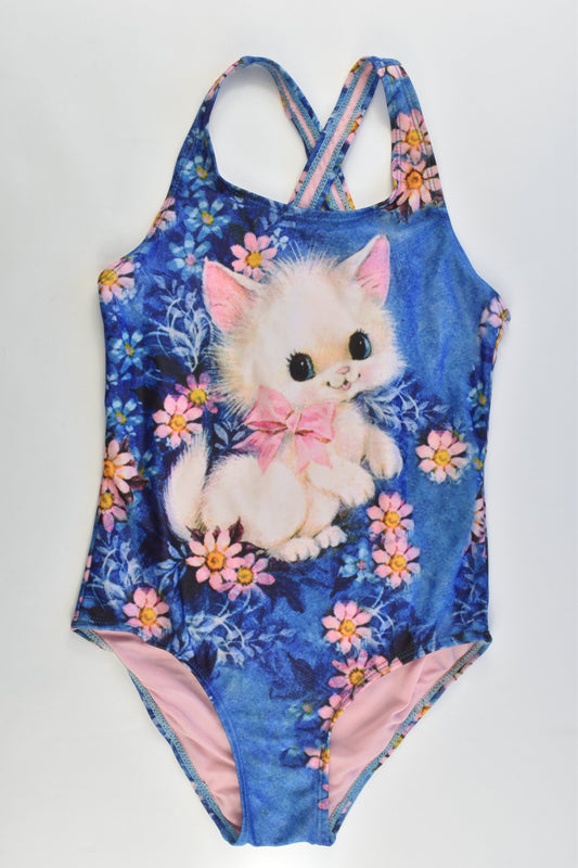 Rock Your Kid Size 8 Lined Kitty Bathers