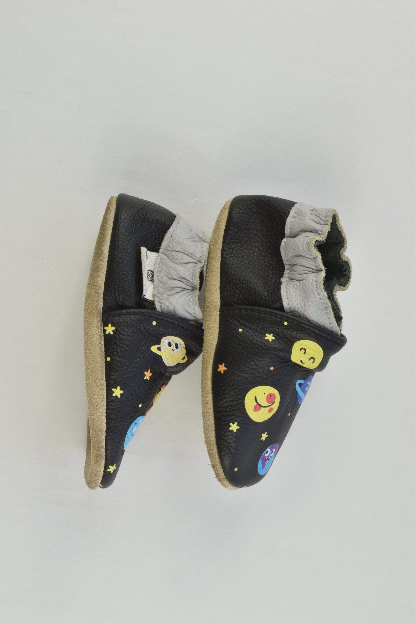 Rose Et Chocolat Size 1 (12-18 months) Leather ClassicZ Slippers