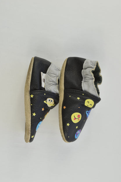 Rose Et Chocolat Size 1 (12-18 months) Leather ClassicZ Slippers