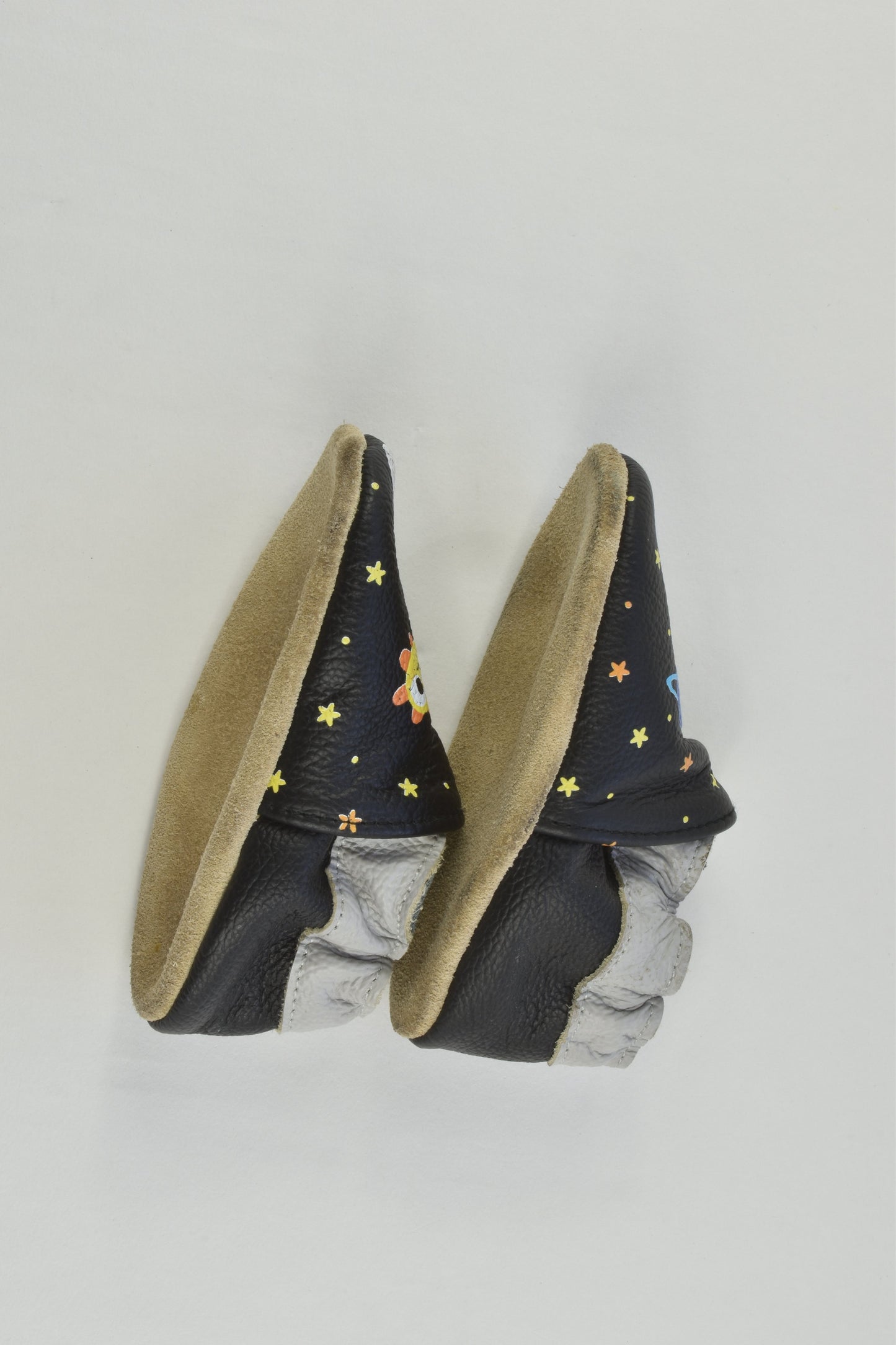 Rose Et Chocolat Size 1 (12-18 months) Leather ClassicZ Slippers
