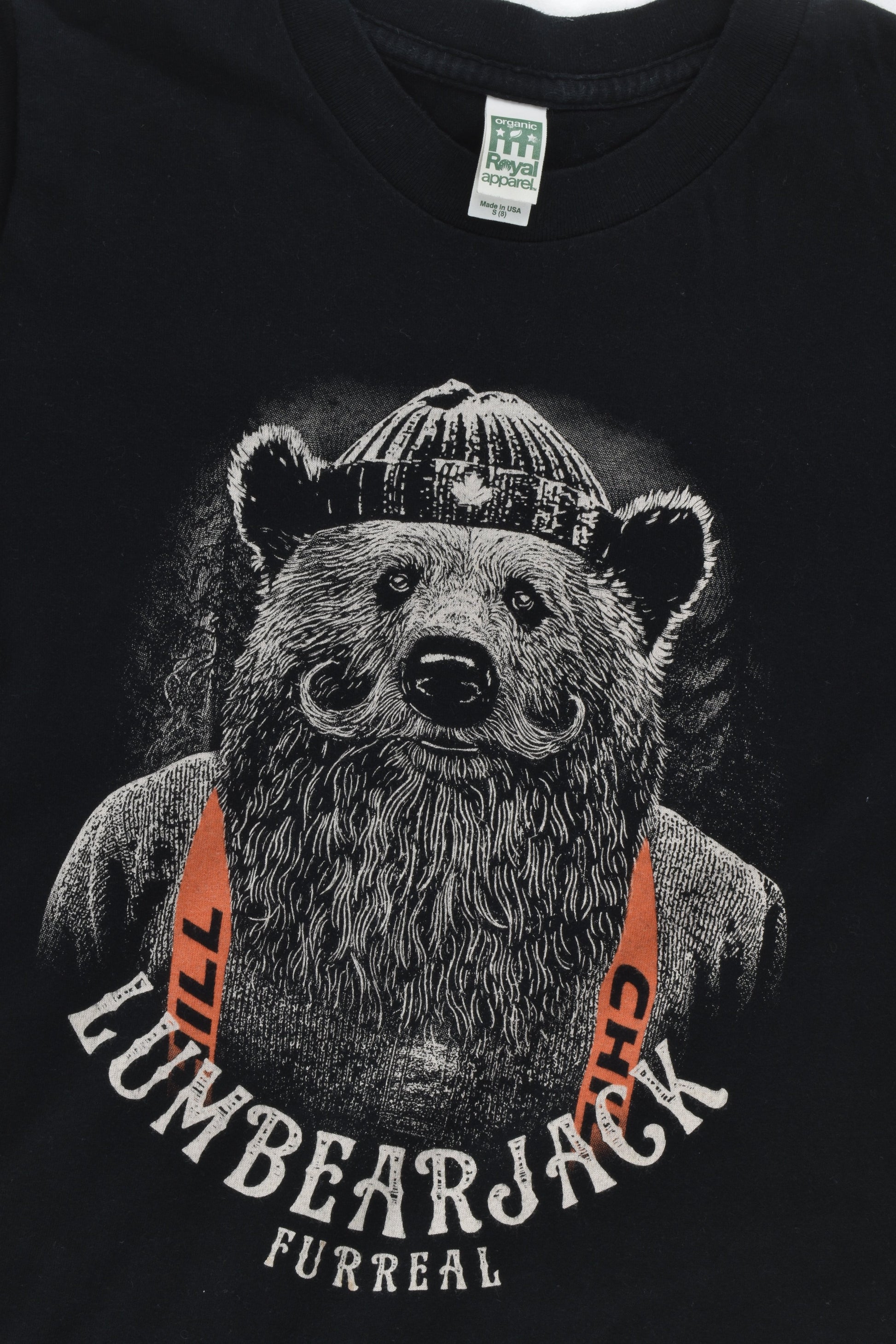 Royal Apparel Size 8 Organic Bear T-shirt