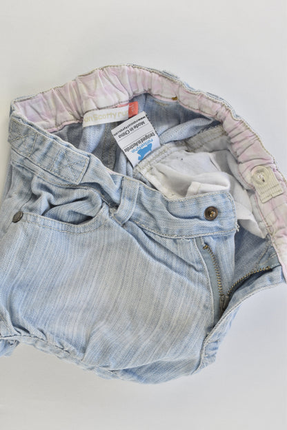 Run Scotty Run Size 0 Denim Shorts