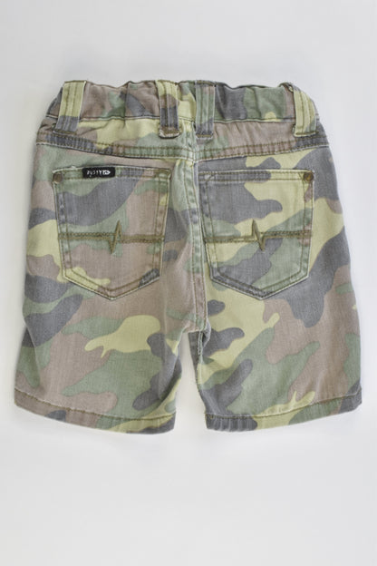 Rusty Size 2 Camouflage Shorts